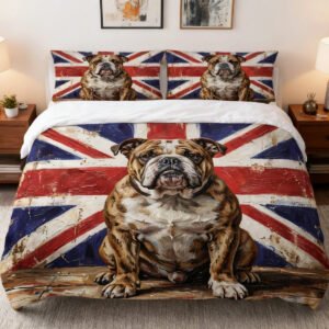3D Printed Dog Duvet Cover Set With Pillowcases Microfiber Bedding Quilt Set