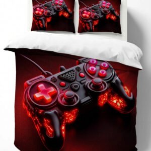 3D Printed Gaming Duvet Cover Set Microfiber Bedding Pillowcases Quilt Set