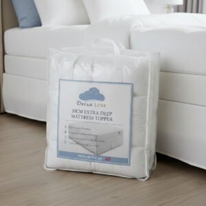 Dream Luxe 10cm Extra Deep Mattress Topper Hotel Quality Bed Topper