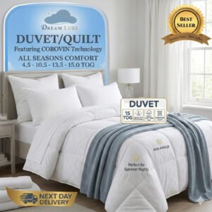 Dream Luxe Luxury Corovin Duvet Quilt Anti-Allergy All Seasons Bedding